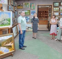 Открытие выставки Натальи Белянской