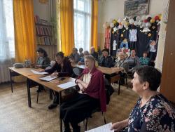 16 апреля в библиотеке им. Гайдара прошла встреча клуба «Лира» под названием «Космос и поэзия» 